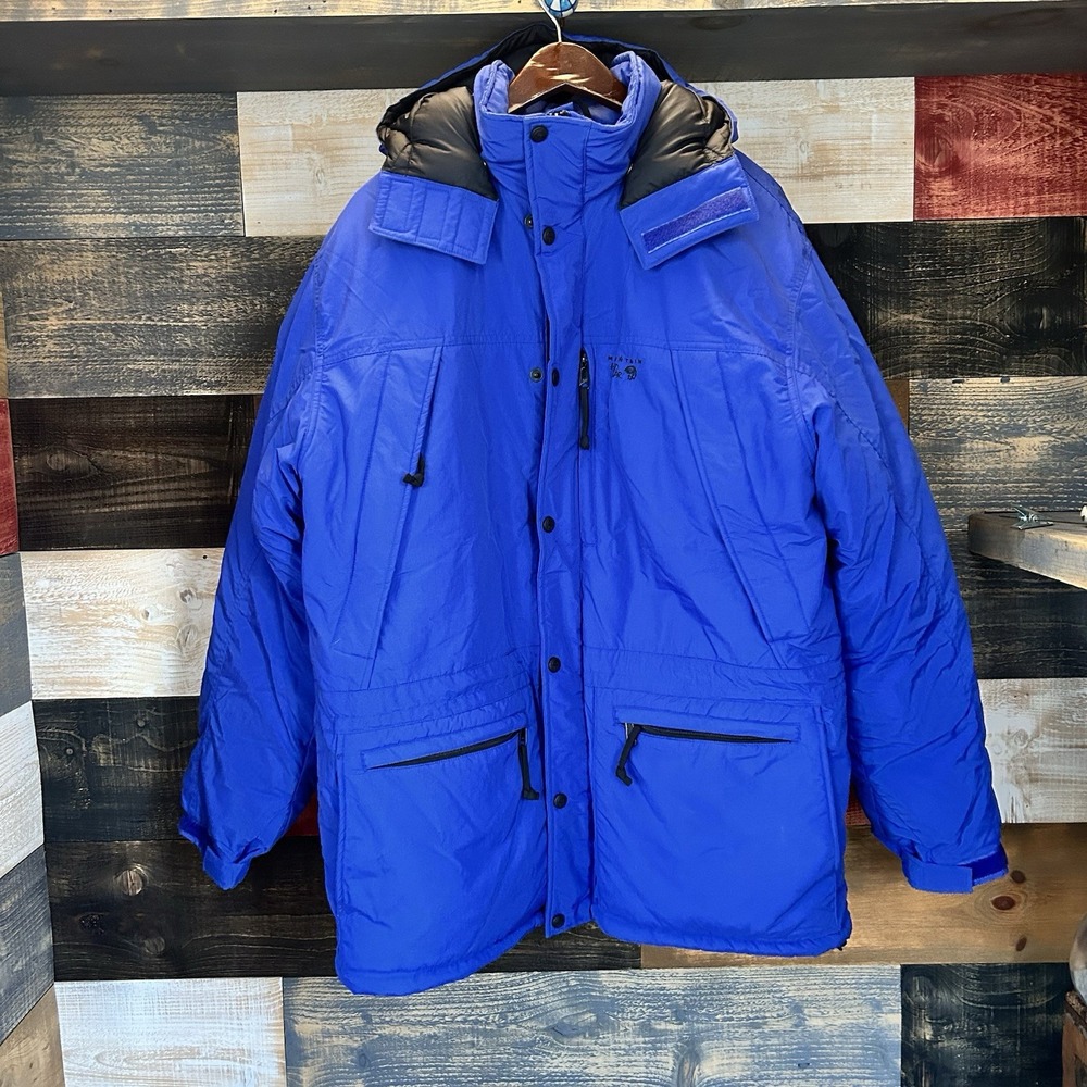 Mountain Hardwear Sub Zero SL Hooded Parka Jacket Down Puffer L Vintage Quilted